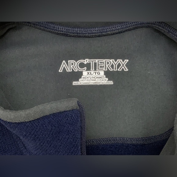 Men’s XL Arc’Teryx Covert Polartech Fleece 1/4 Zip Tech Sweater Made in Canada - Picture 6 of 10